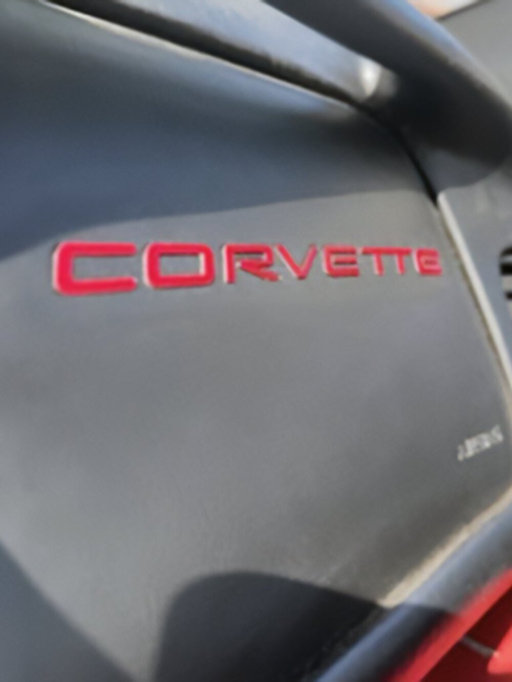 RED C5 Corvette Dash Plastic Lettering 1997-2004 Base & Z06 NOT VINYL
